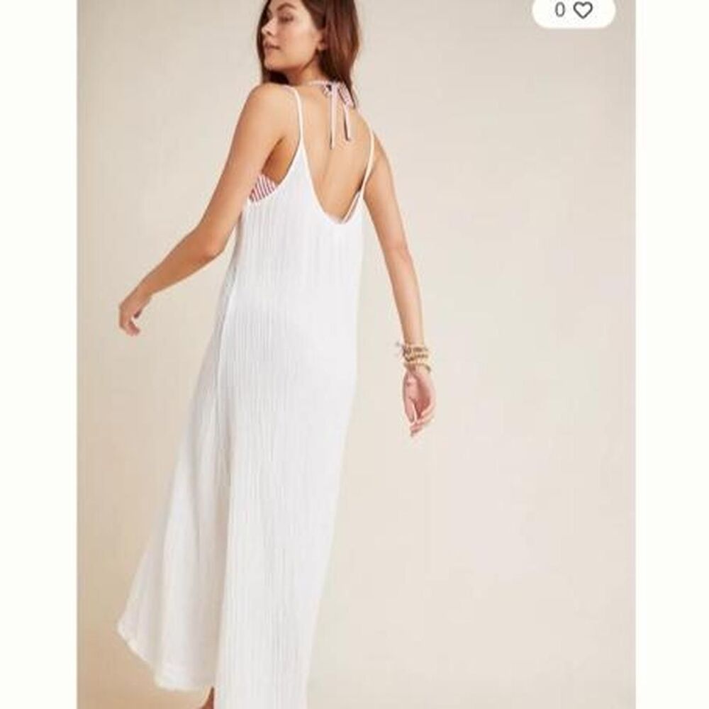 Anthropologie Women's White Jumpsuit